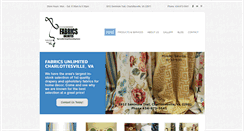 Desktop Screenshot of fabricsunlimitedva.com